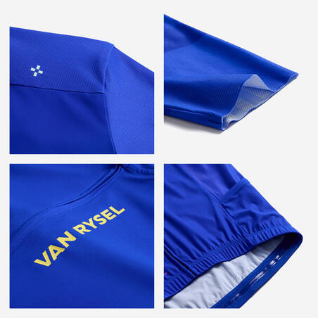 Джерсі Racer 2 з короткими рукавами для велоспорту синє