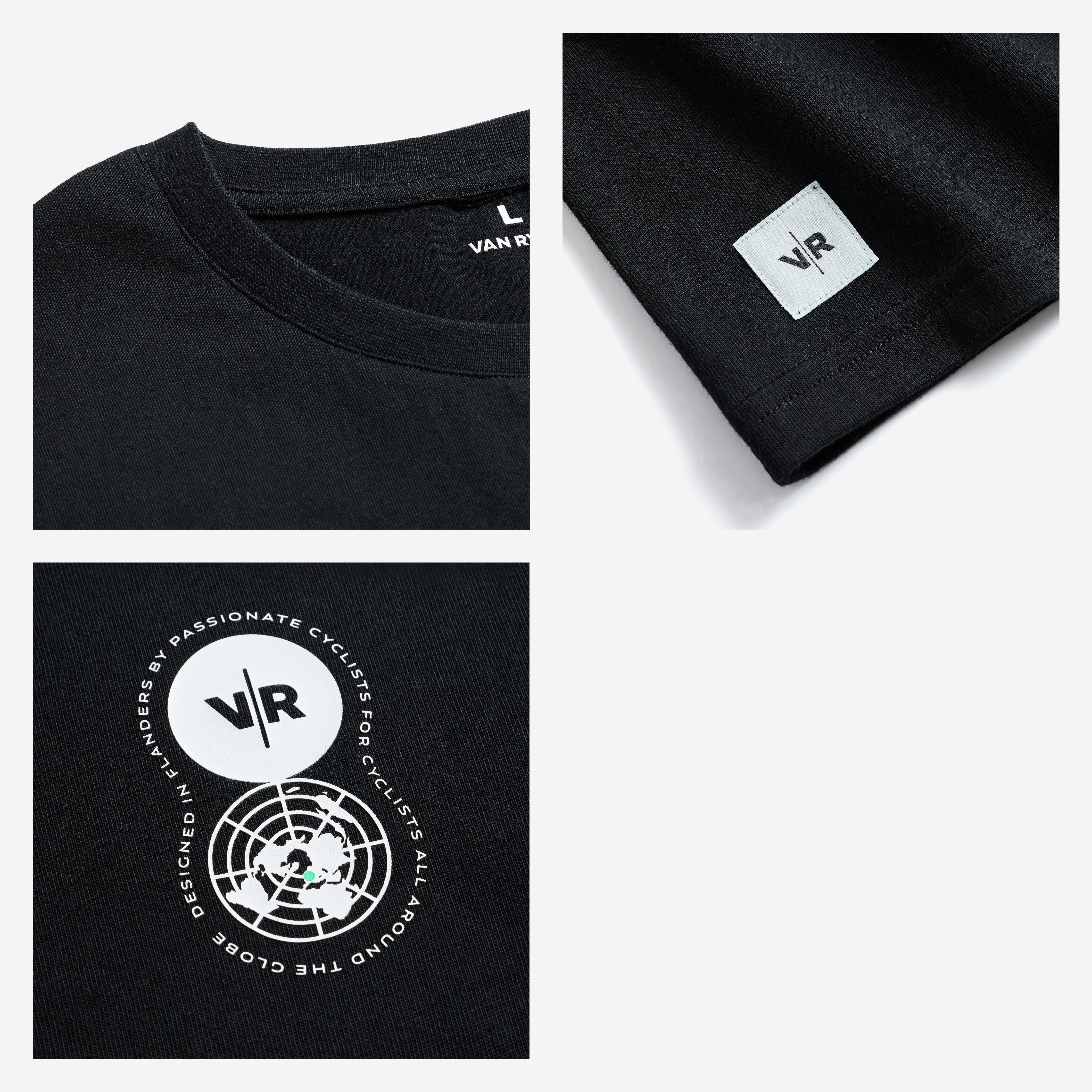 Cotton T-Shirt with Van Rysel Logo - VAN RYSEL