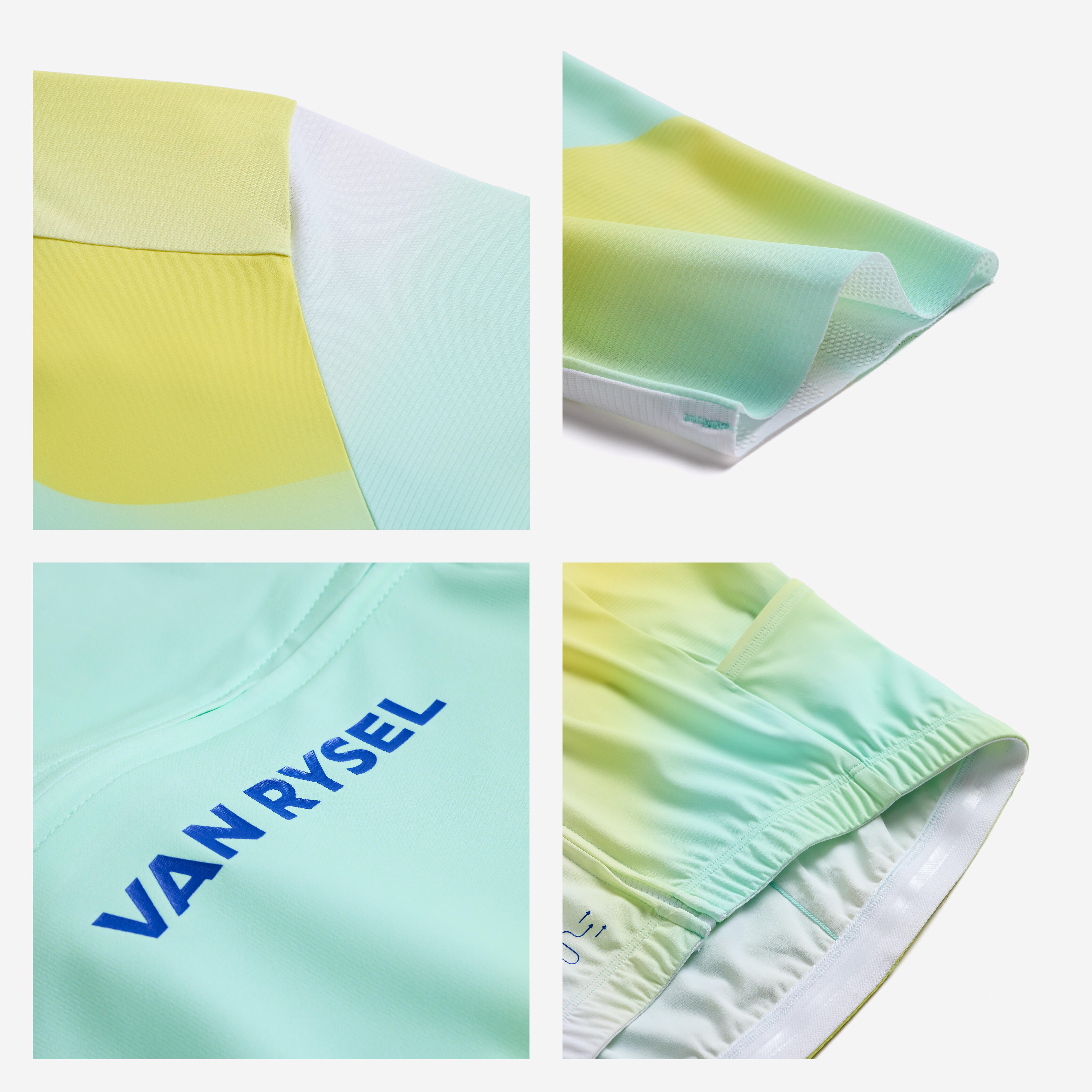 Short-Sleeved Road Cycling Jersey Pro Fit, RCR-R 2 - VAN RYSEL