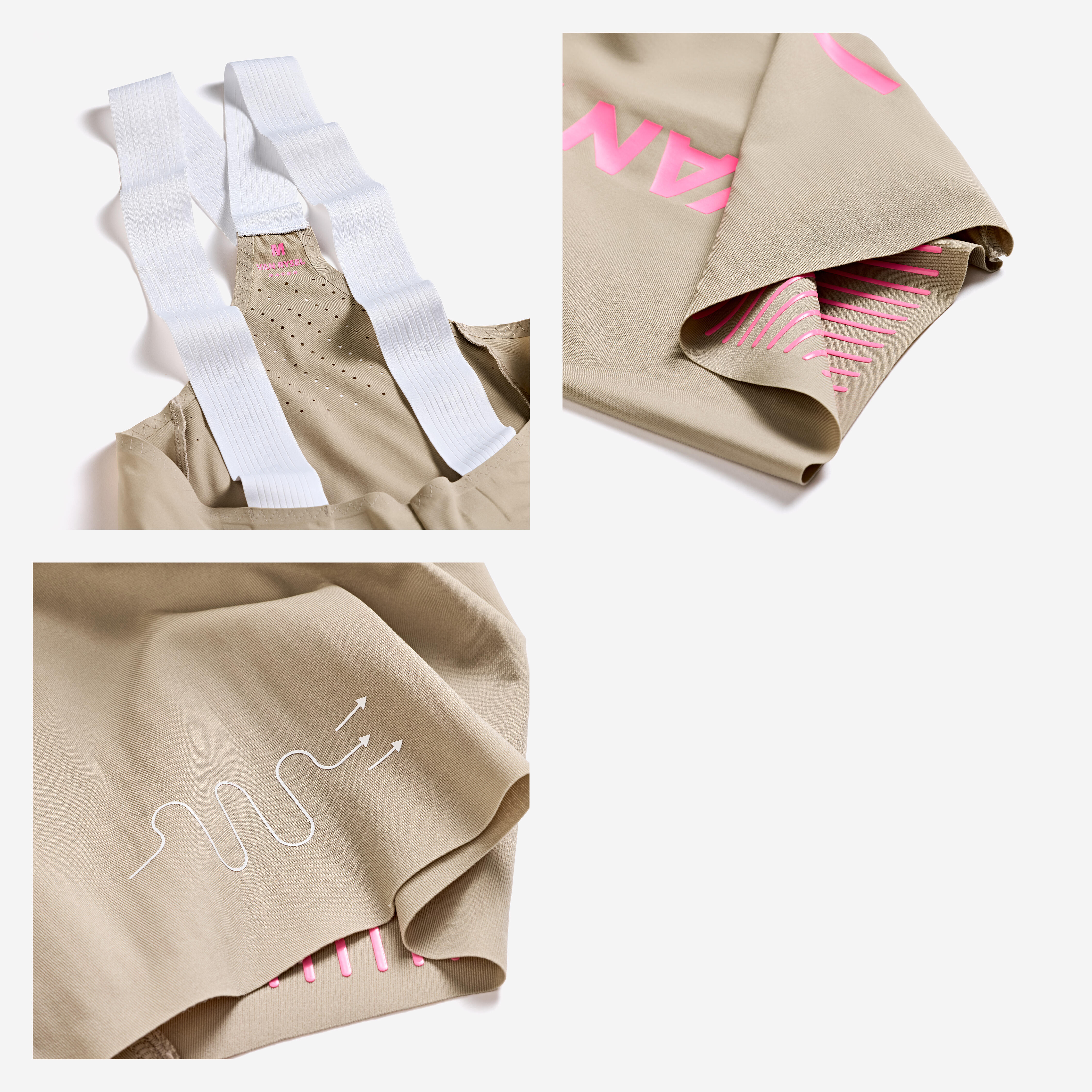 Cuissard de vélo de route à bretelles femme, RCR-R 2 - VAN RYSEL