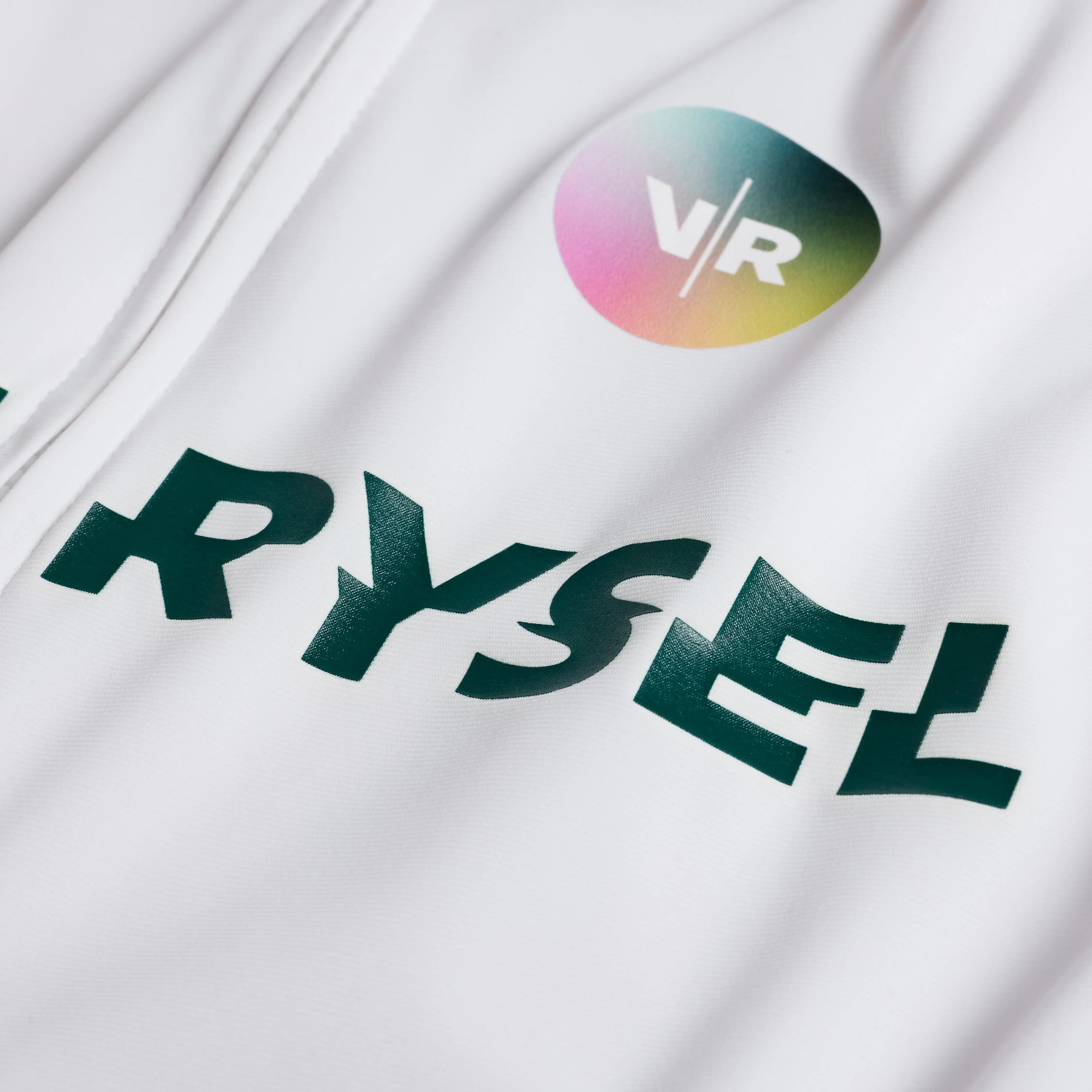 Jersey de Ciclismo ajustada Unisex Van Rysel RCR-R 2 Team - Blanco 14/14