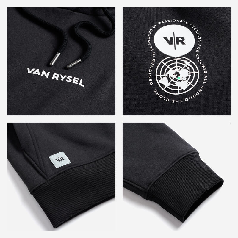 Hanorac Van Rysel Logo Negru