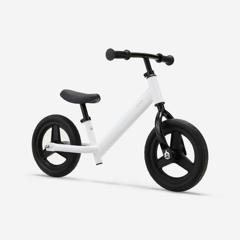 Kids' balance bike 10 inches, LEARN 100 white