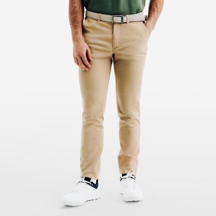 Pantalon chino golf coton Homme, MW500 kaki