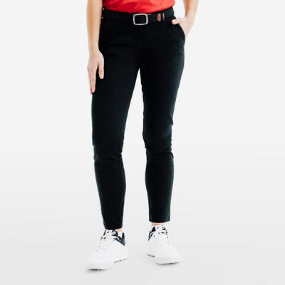 Pantaloni golf donna MW 500 blu