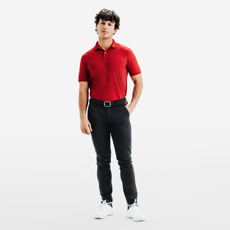 Erkek Golf Pantolonu - Siyah - MW500