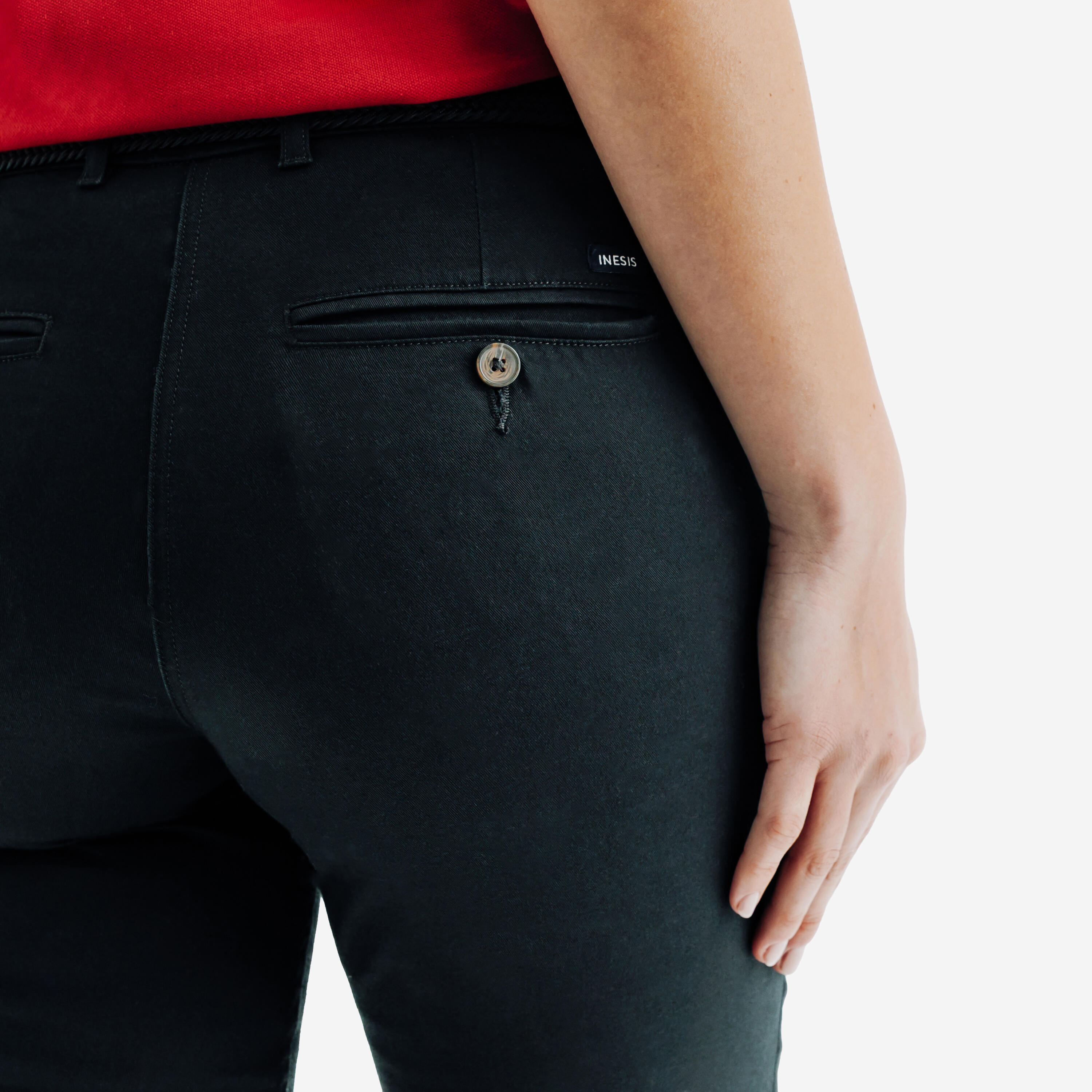 Calças de golf chino em algodão Mulher - MW500 preto 5/9