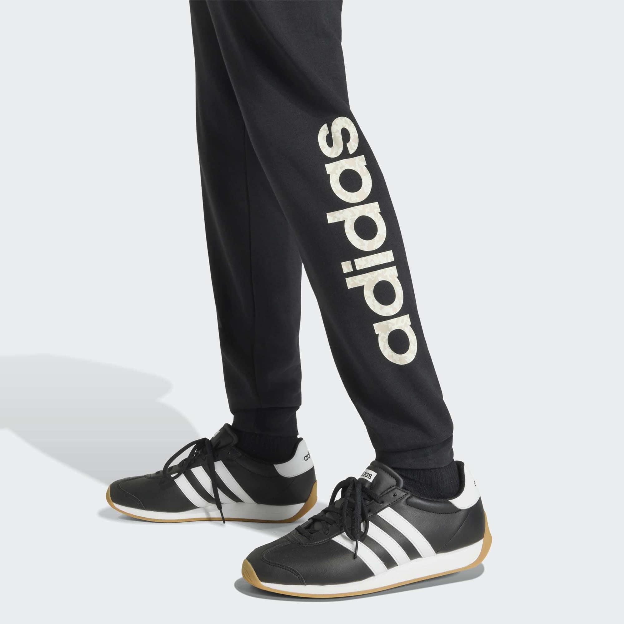 Jogginghose Herren Fitness, Schwarz 4/10