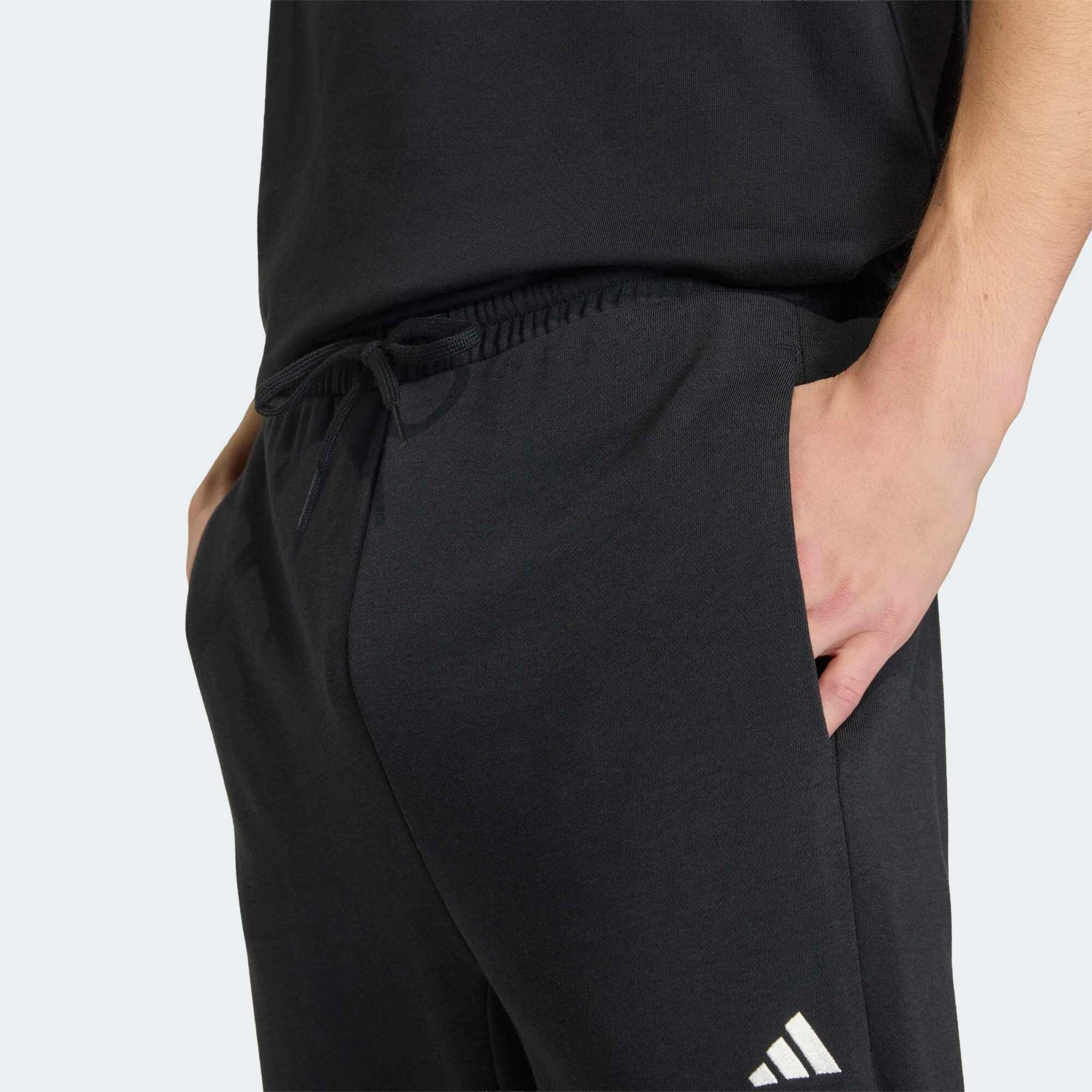 Jogginghose Herren Fitness, Schwarz 3/10