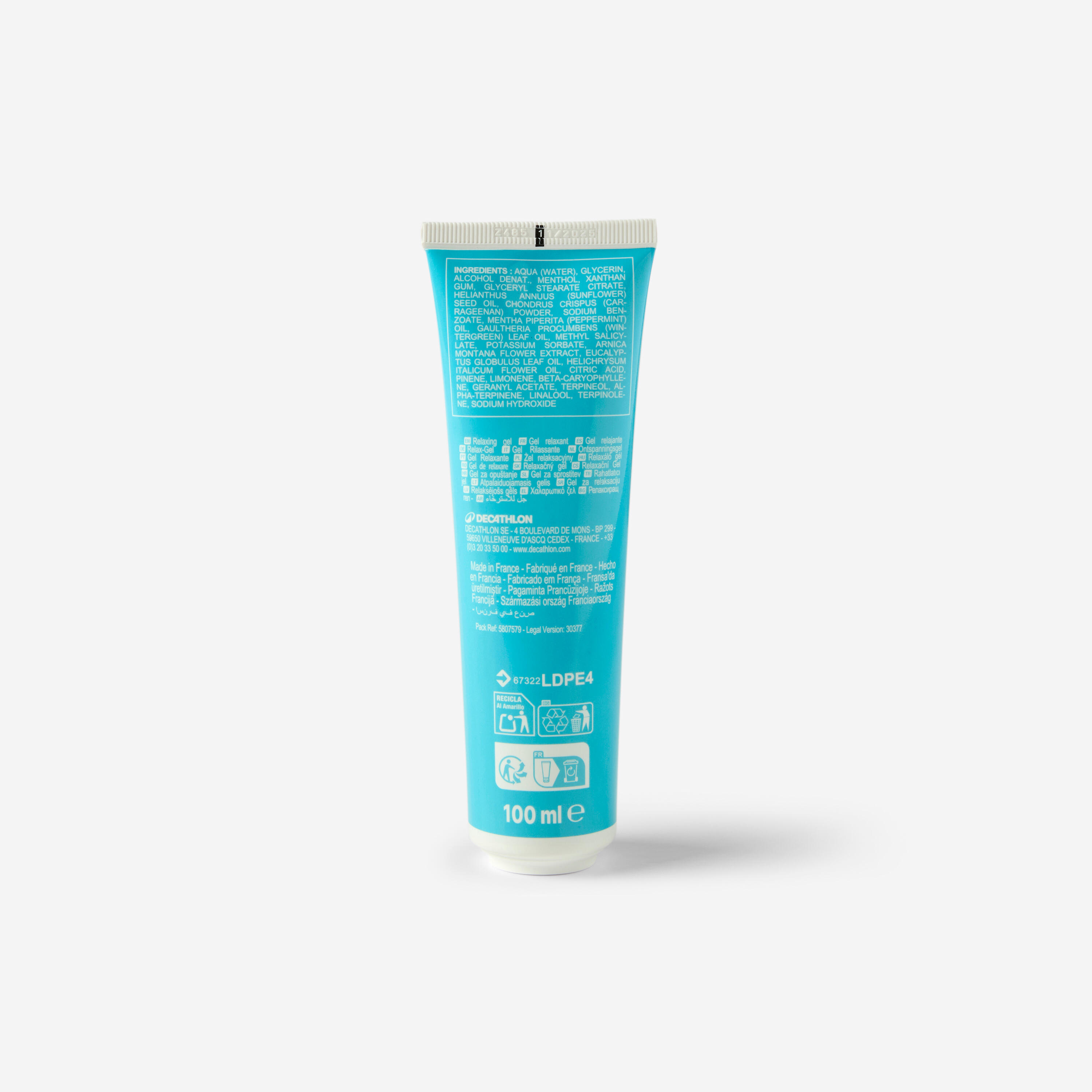 Gel per massaggi rilassante naturale effetto fresco 100 ml 4/8