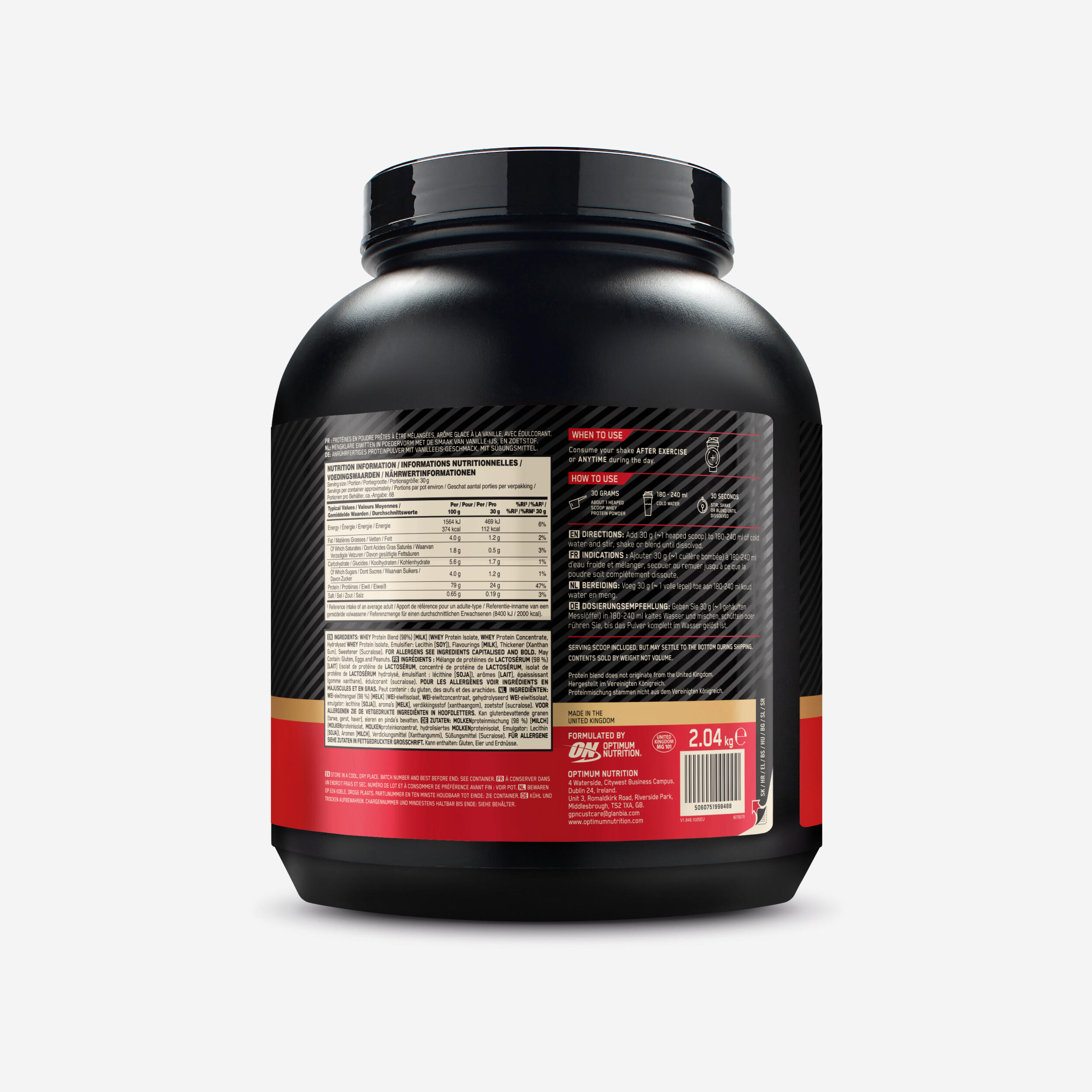 100 % Whey-Protein Vanille, Gold Standard 2,04 kg 3/3