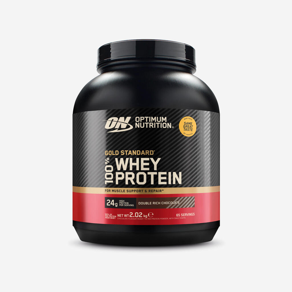 Proteinpulver 100 % Whey Double Chocolat Gold Standard 2,02 kg