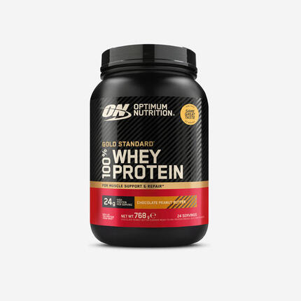 Proteinpulver 100 % Whey Schoko/Erdnussbutter 768 g - Gold Standard