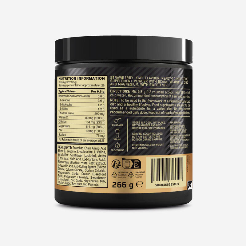 Supliment BCAA train & sustain Căpşuni-Kiwi 266 g 