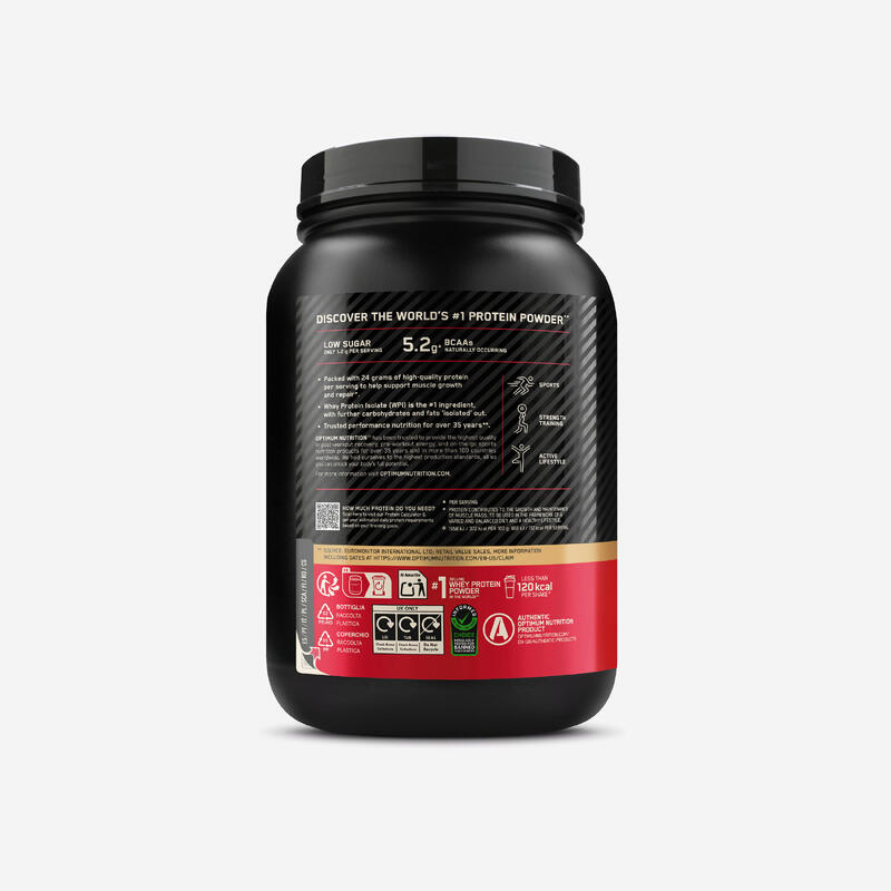 Proteină 100% zer căpșune, Gold Standard 780g