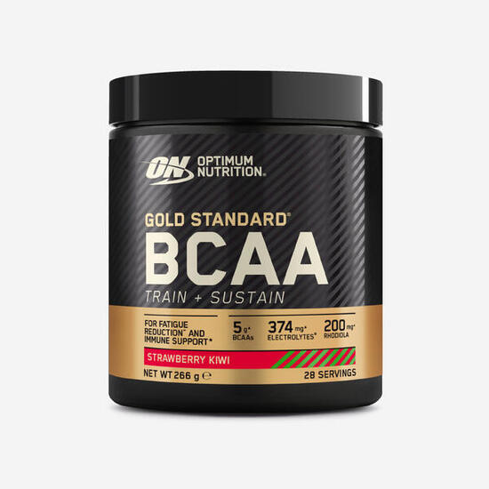 BCAA-aminozuren train & sustain aardbei-kiwi 266 g