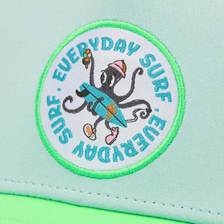 Кепка-тракер дитяча для серфінгу зелена