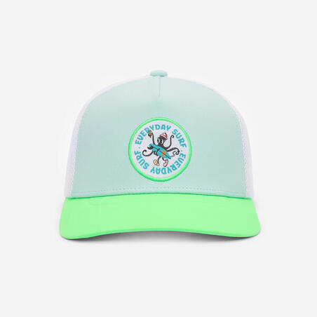 Кепка-тракер дитяча для серфінгу зелена