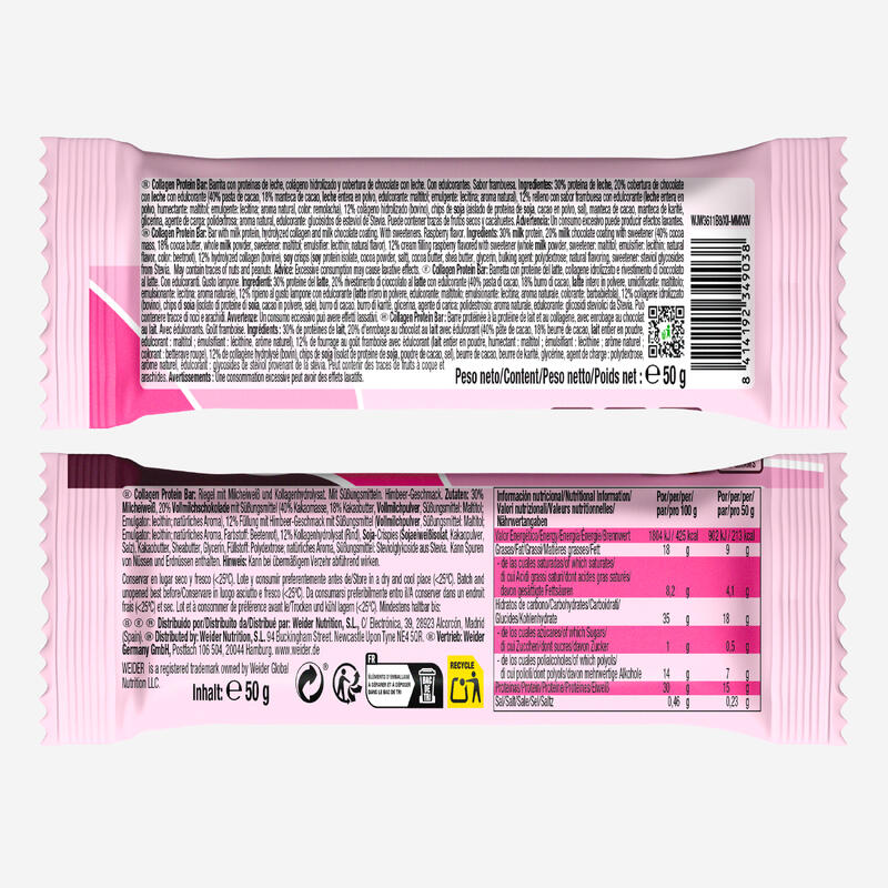 Proteinová tyčinka s kolagenem malino-čokoládová příchuť Bettys Collagen 1 ks