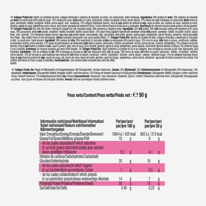Proteinová tyčinka s kolagenem malino-čokoládová příchuť Bettys Collagen 1 ks