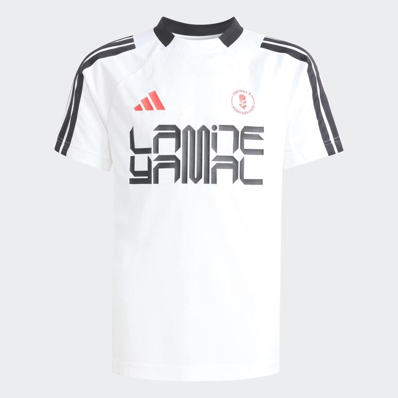 Tricou de antrenament Lamine Yamal 26 Alb Copii