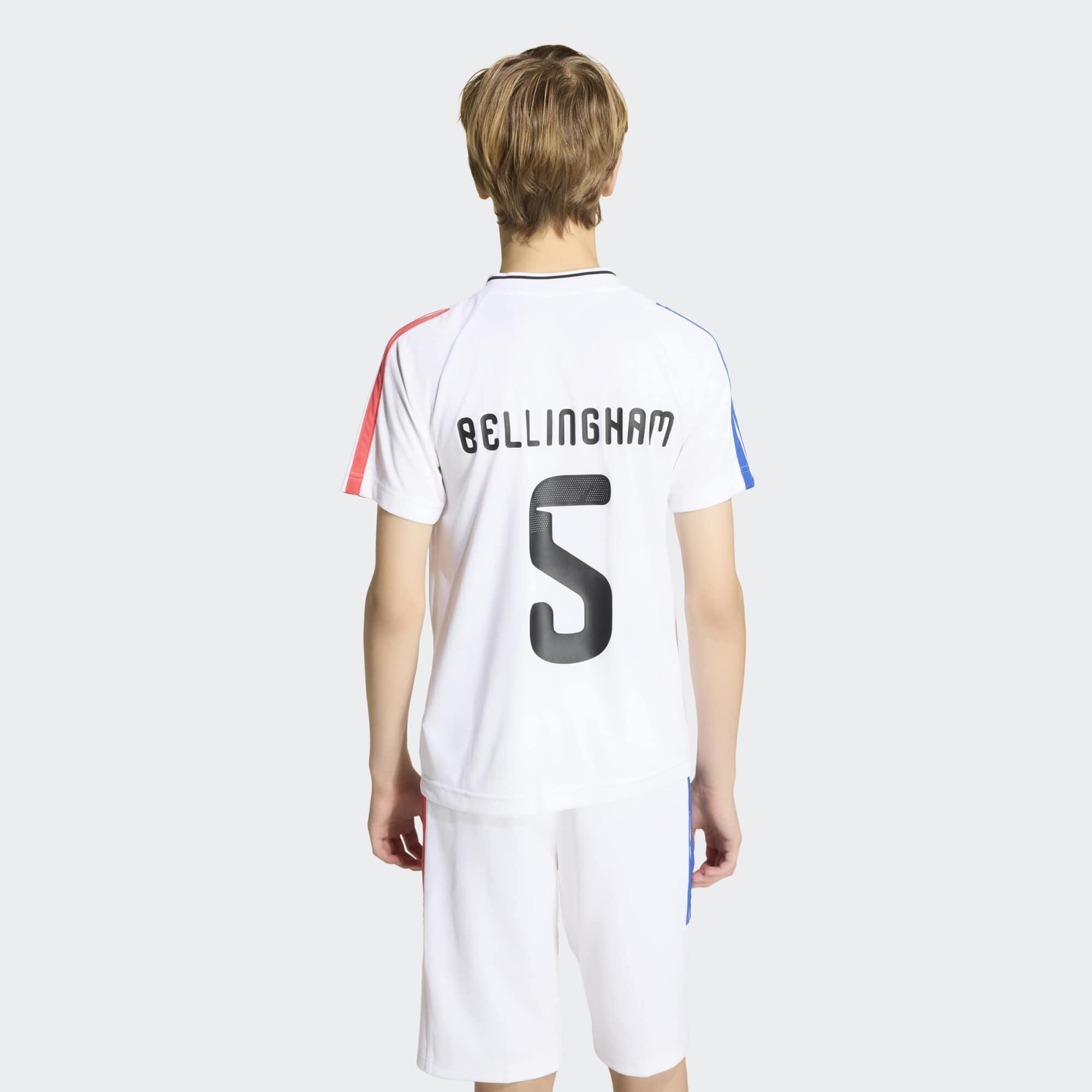 Trainingstrikot Jude Bellingham 26 Kinder, Weiss 6/7