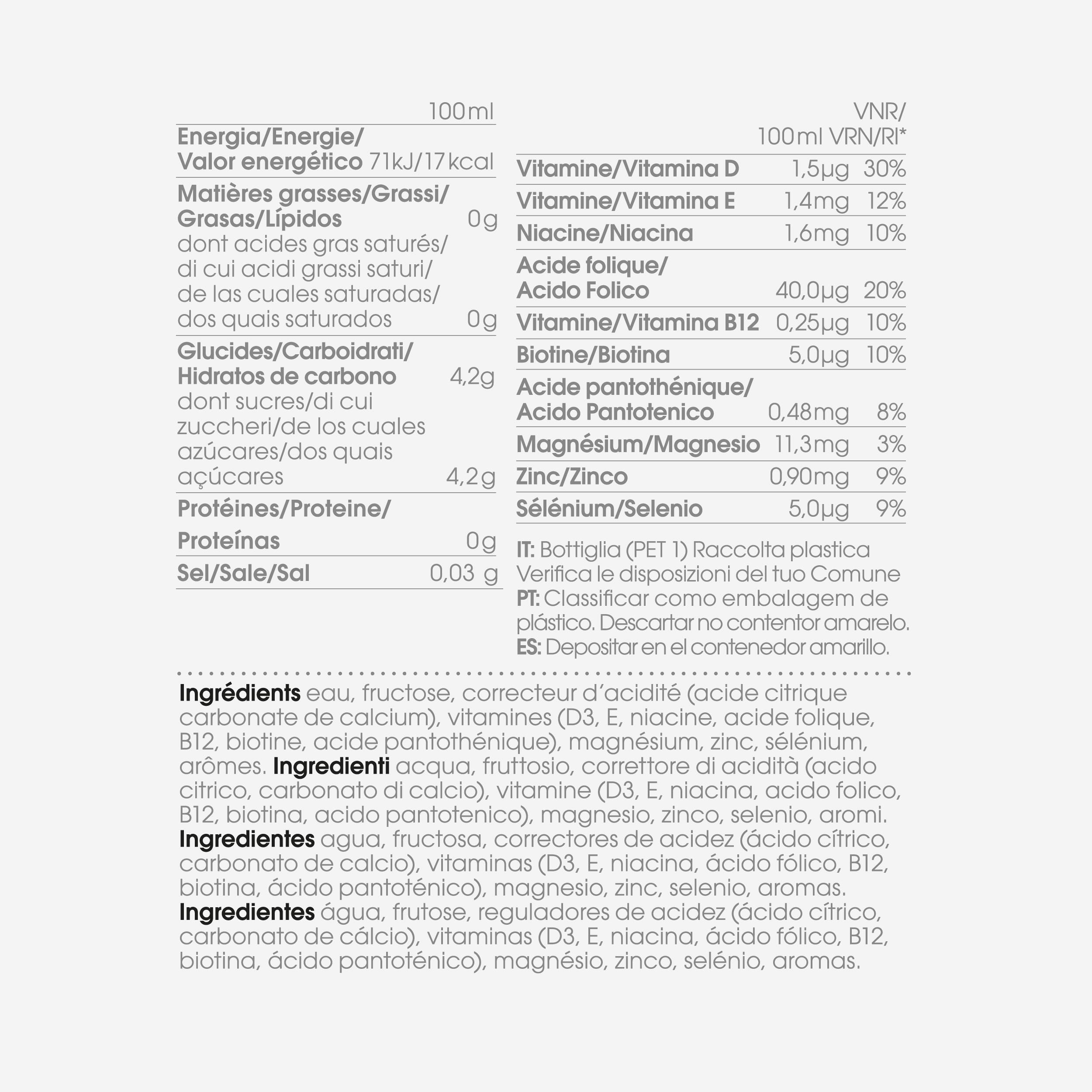 Boisson enrichie en vitamines citron, Reload 500ml 3/4