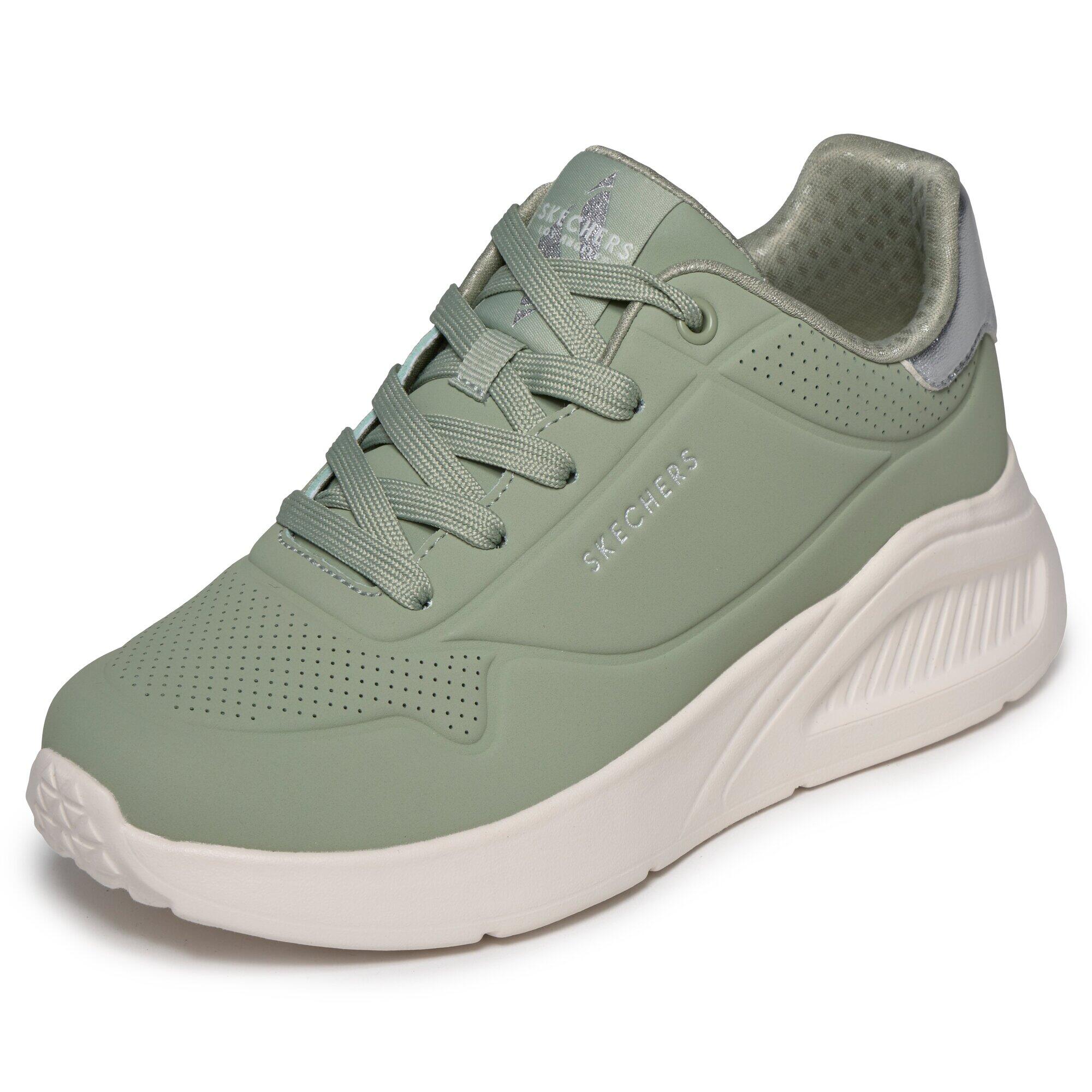 basket marche Femme SKECHERS UNO LITE verte 4/6