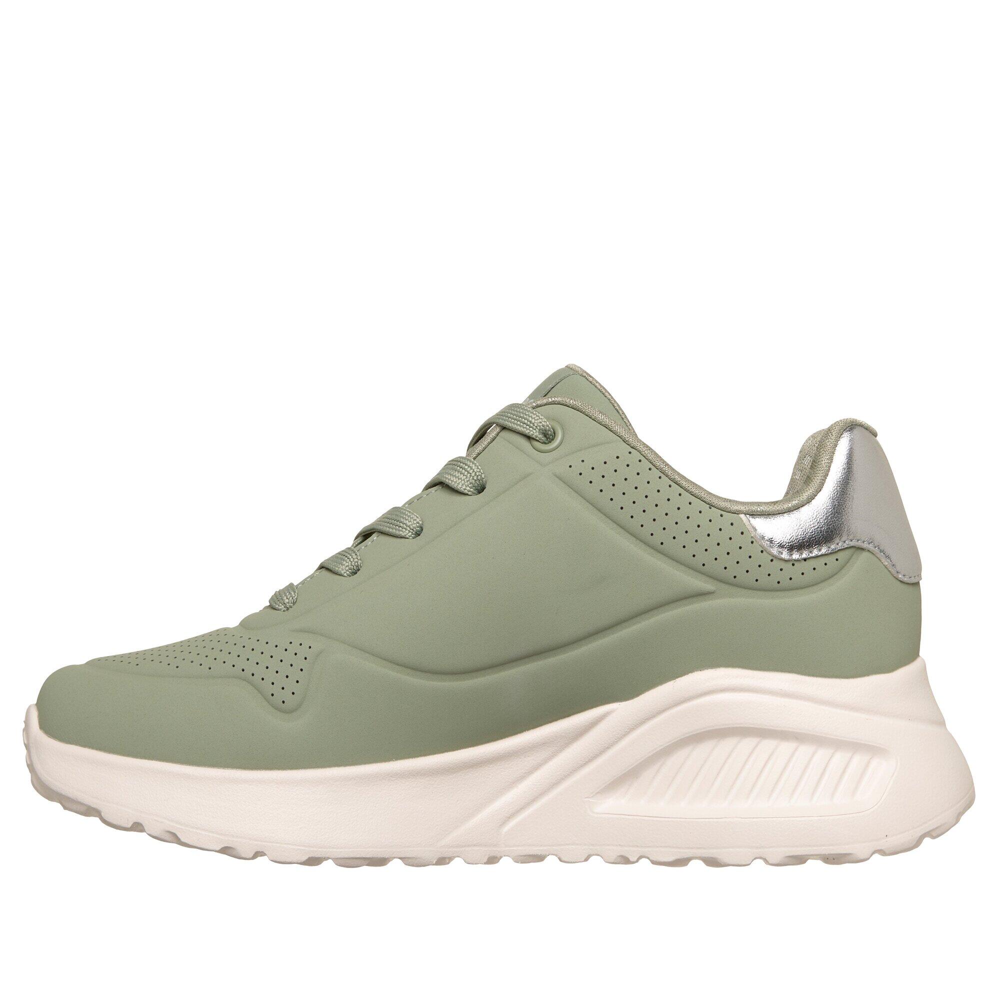 basket marche Femme SKECHERS UNO LITE verte 2/6