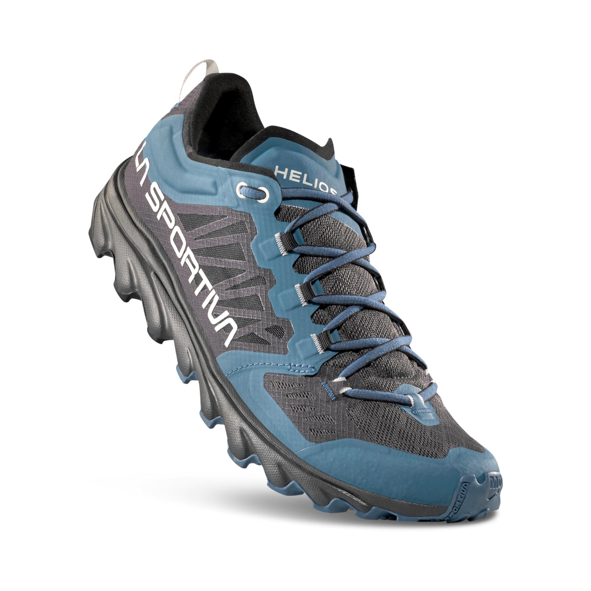 Men's Trail Running Shoes - LA SPORTIVA Helios III Hurricane Chalk 3/8