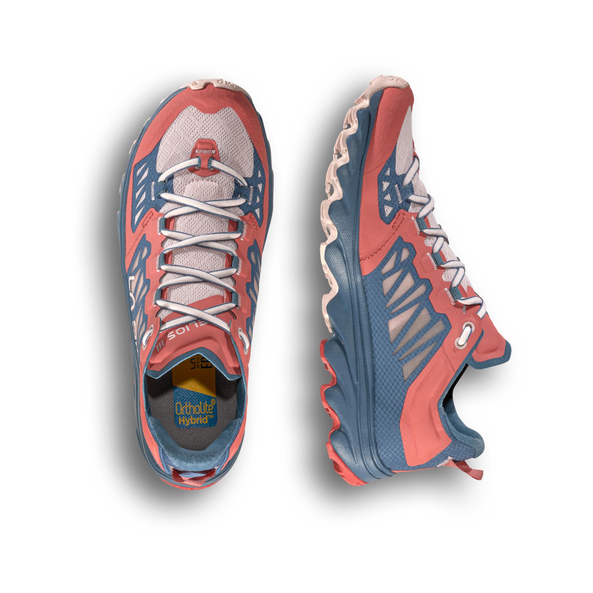 Trailrunning-Schuhe für Damen - La Sportiva Helios III Red/Hurricane 6/8
