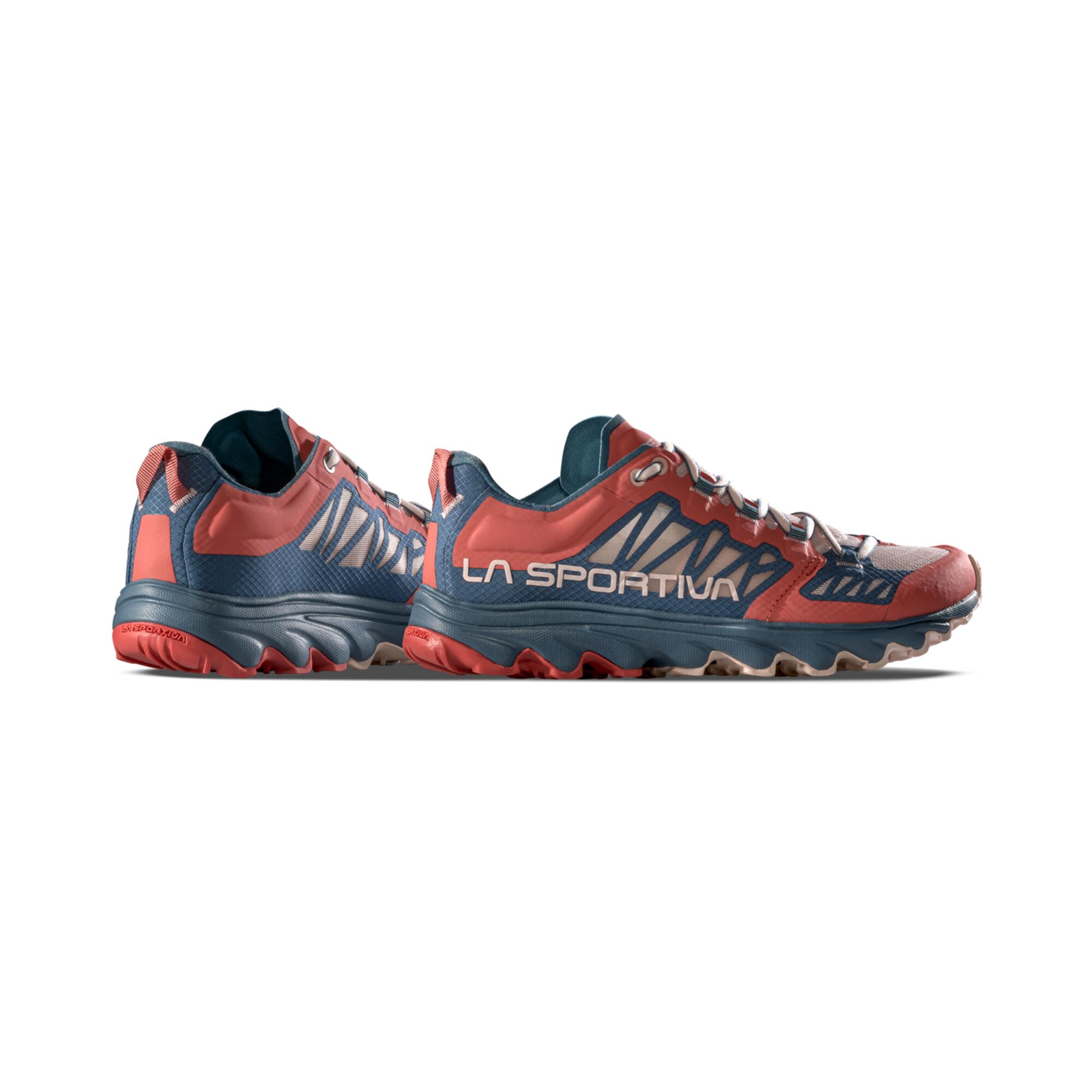Trailrunning-Schuhe für Damen - La Sportiva Helios III Red/Hurricane 5/8