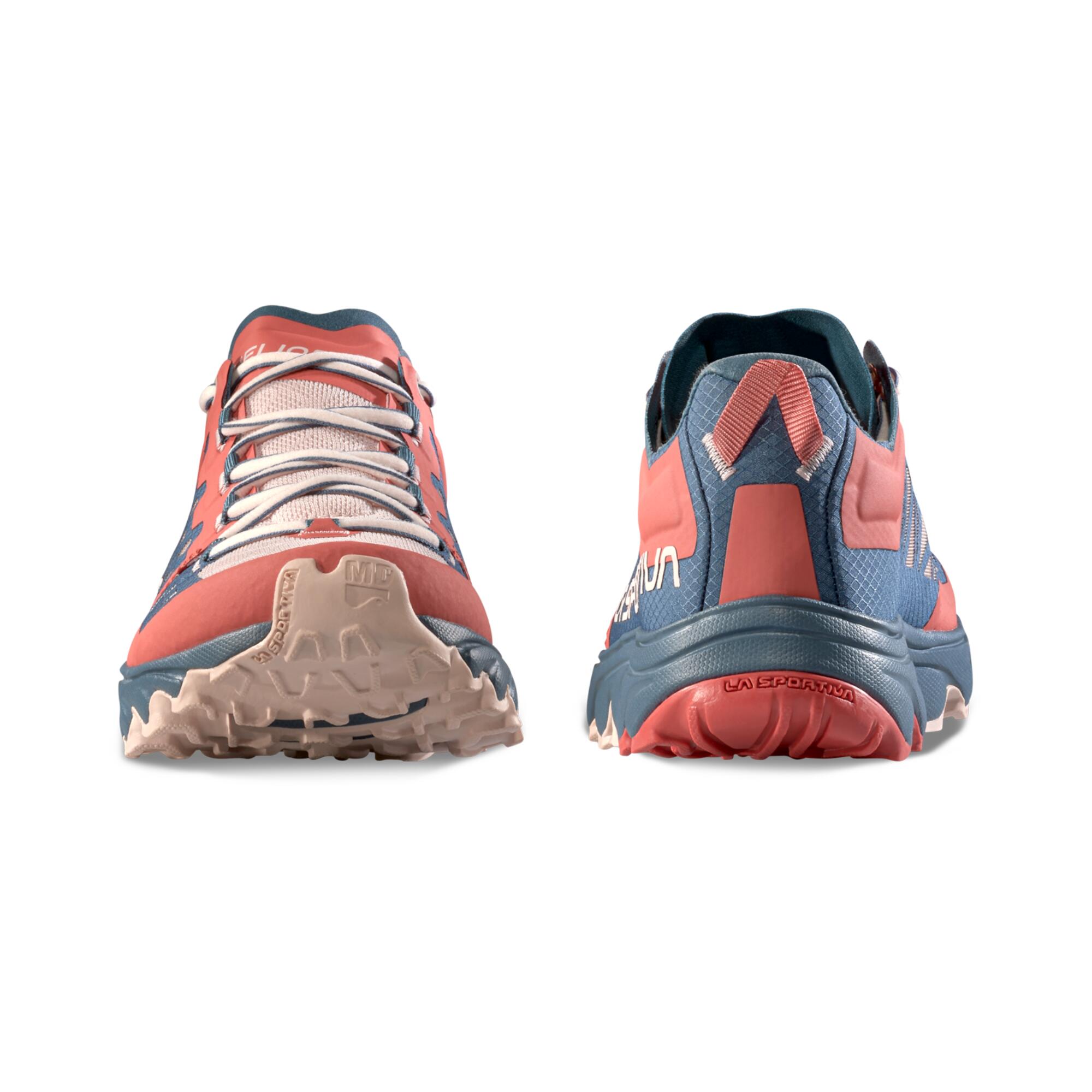 Trailrunning-Schuhe für Damen - La Sportiva Helios III Red/Hurricane 3/8