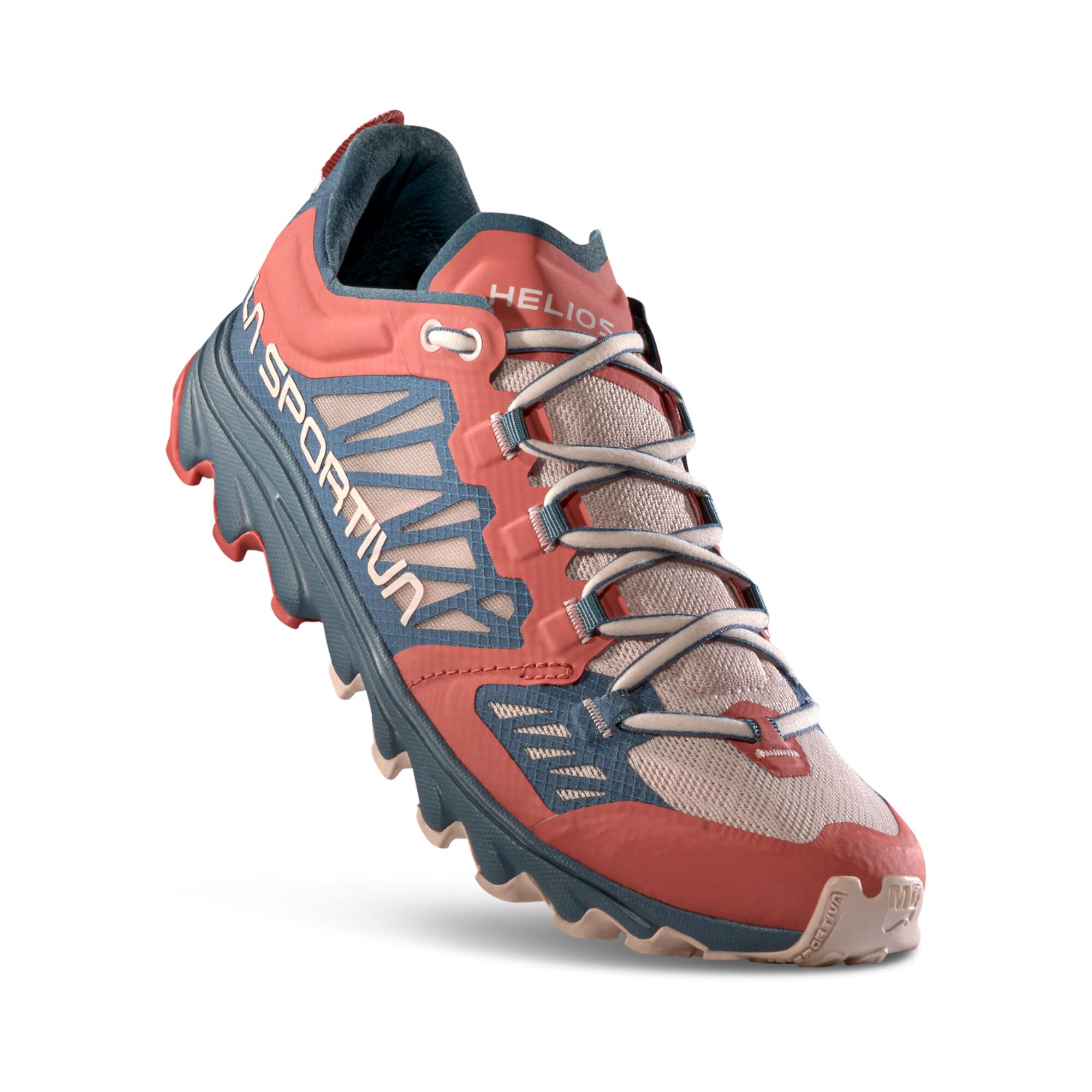 Trailrunning-Schuhe für Damen - La Sportiva Helios III Red/Hurricane 4/8