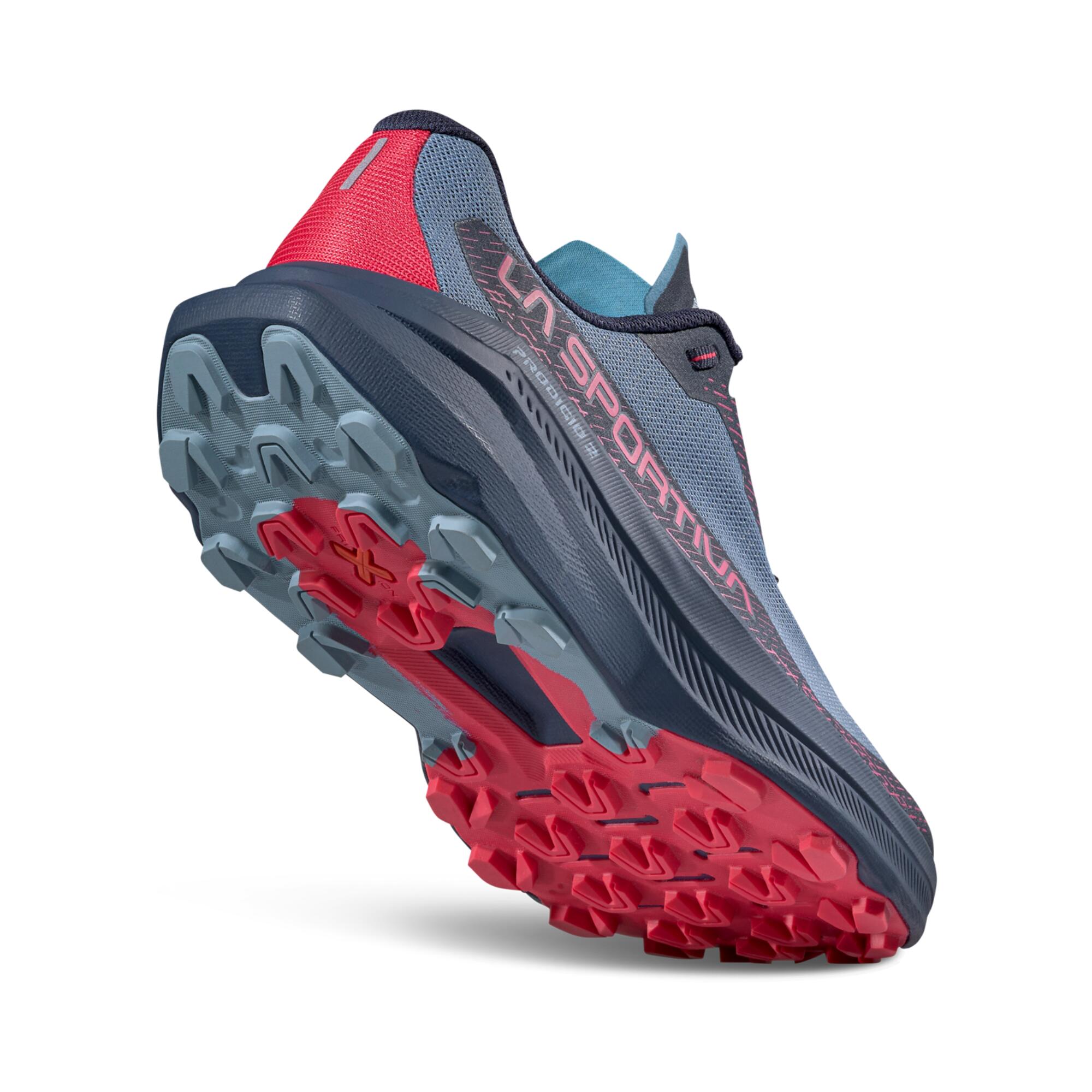 Chaussures de trail Running - La Sportiva Prodigio Femme LIMESTONE/AZALEA 6/8