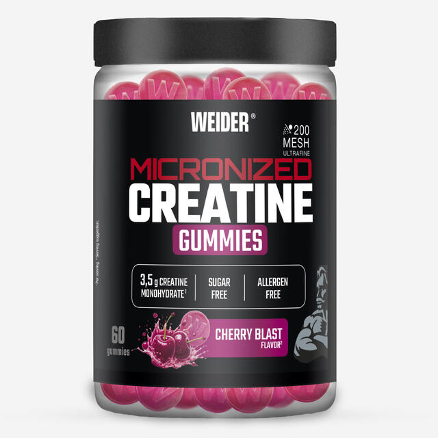 Gummies creatina micronizada cereza x60