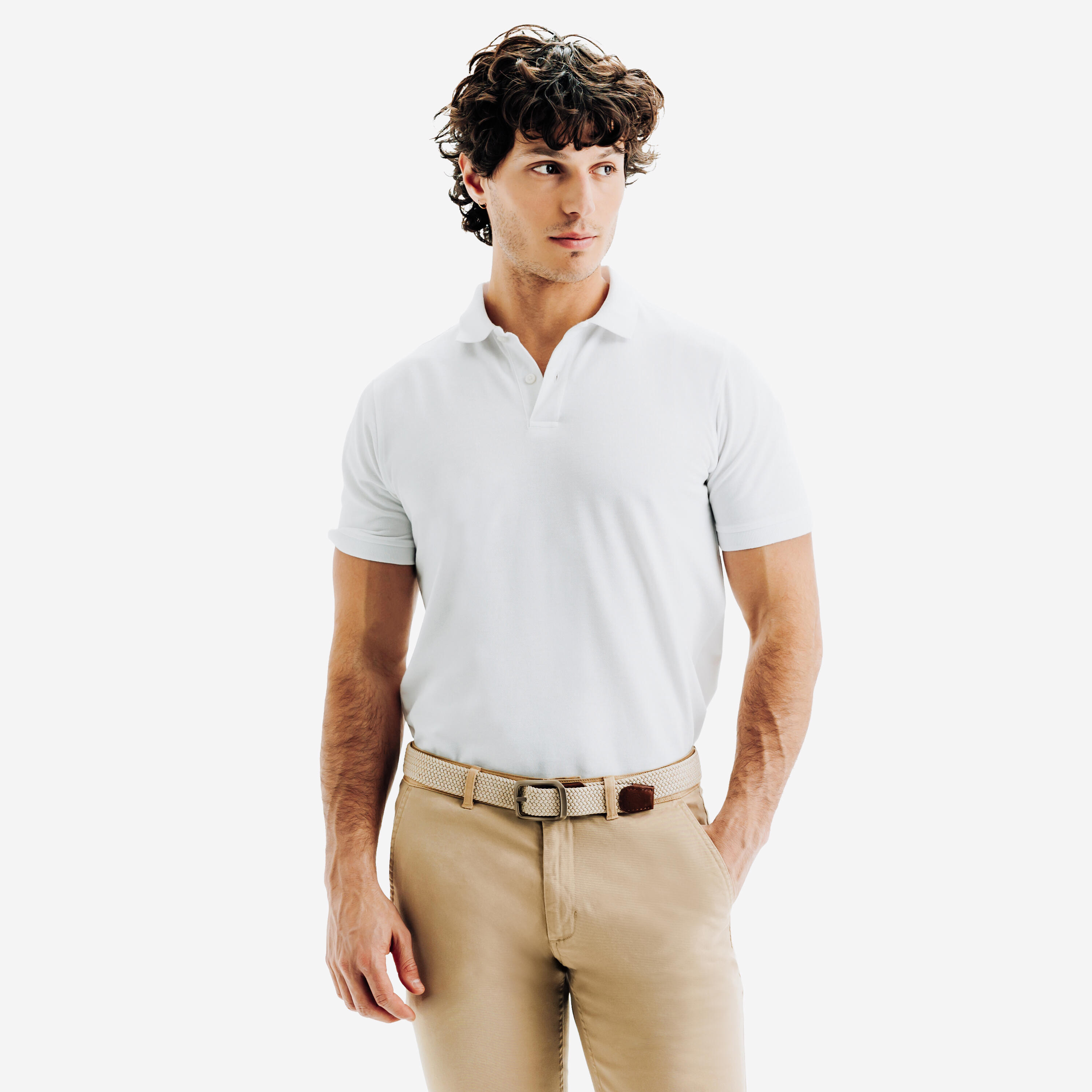 Cintura golf adulto estensibile beige 9/9