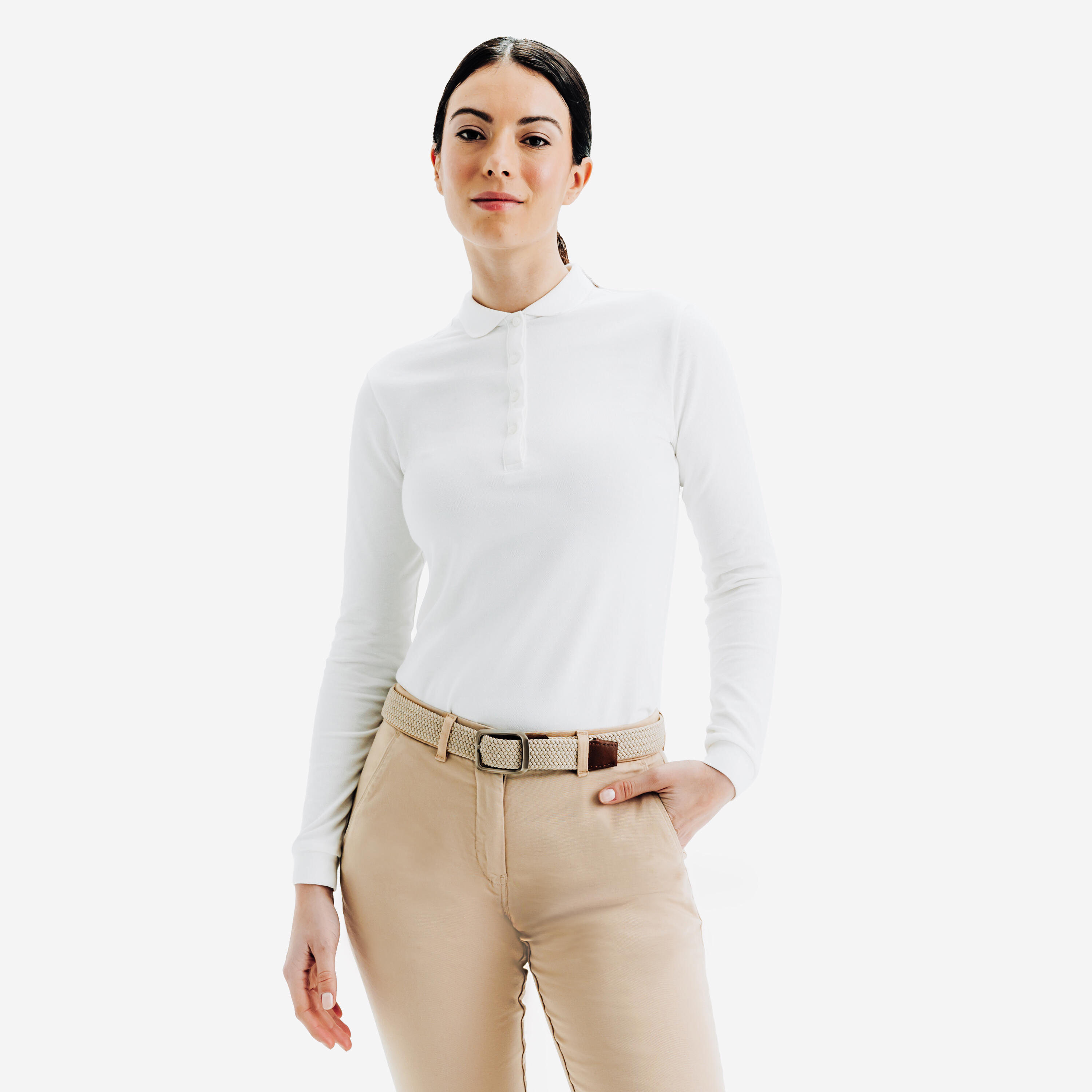 Cintura golf adulto estensibile beige 8/9