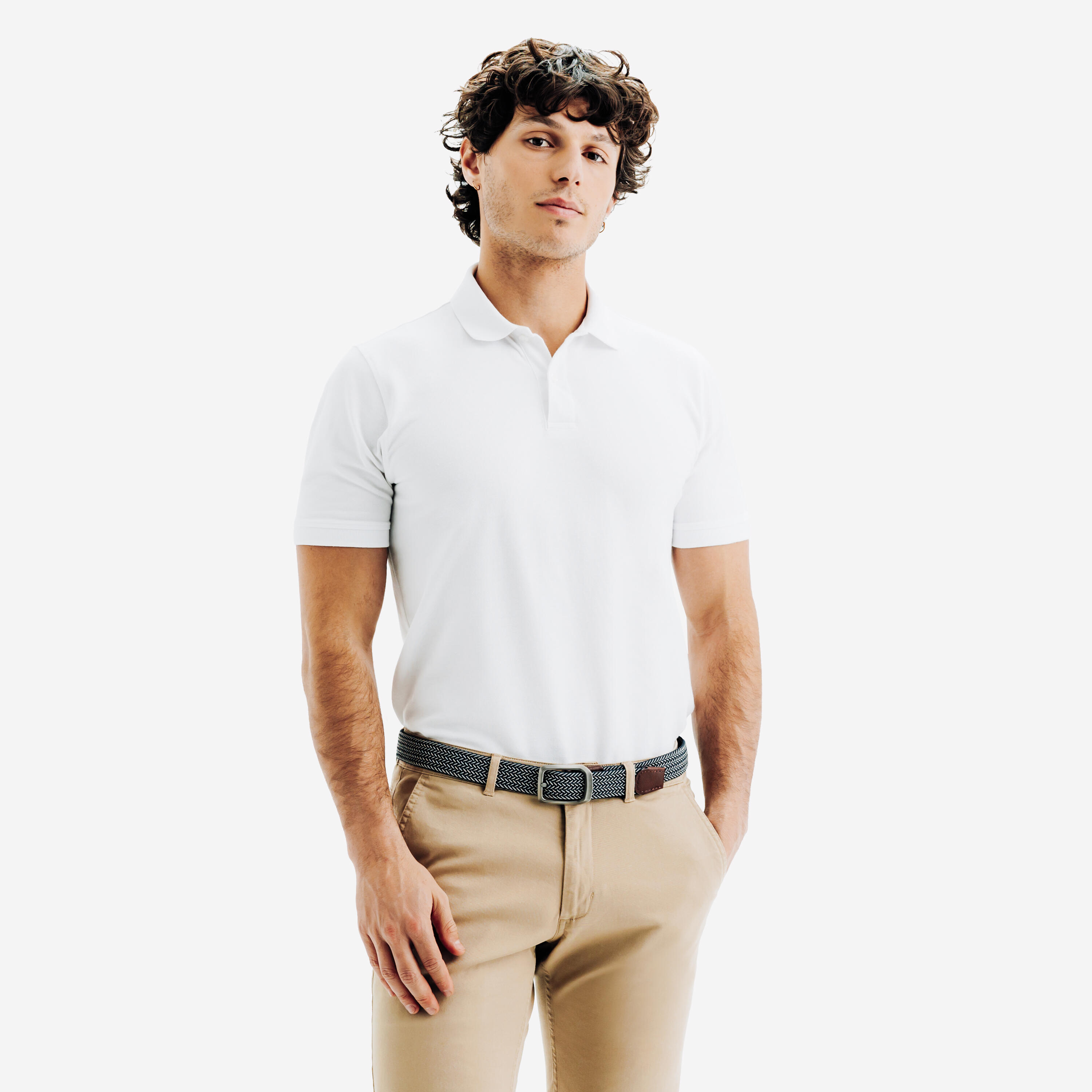 Cintura golf adulto estensibile blu-beige 9/9