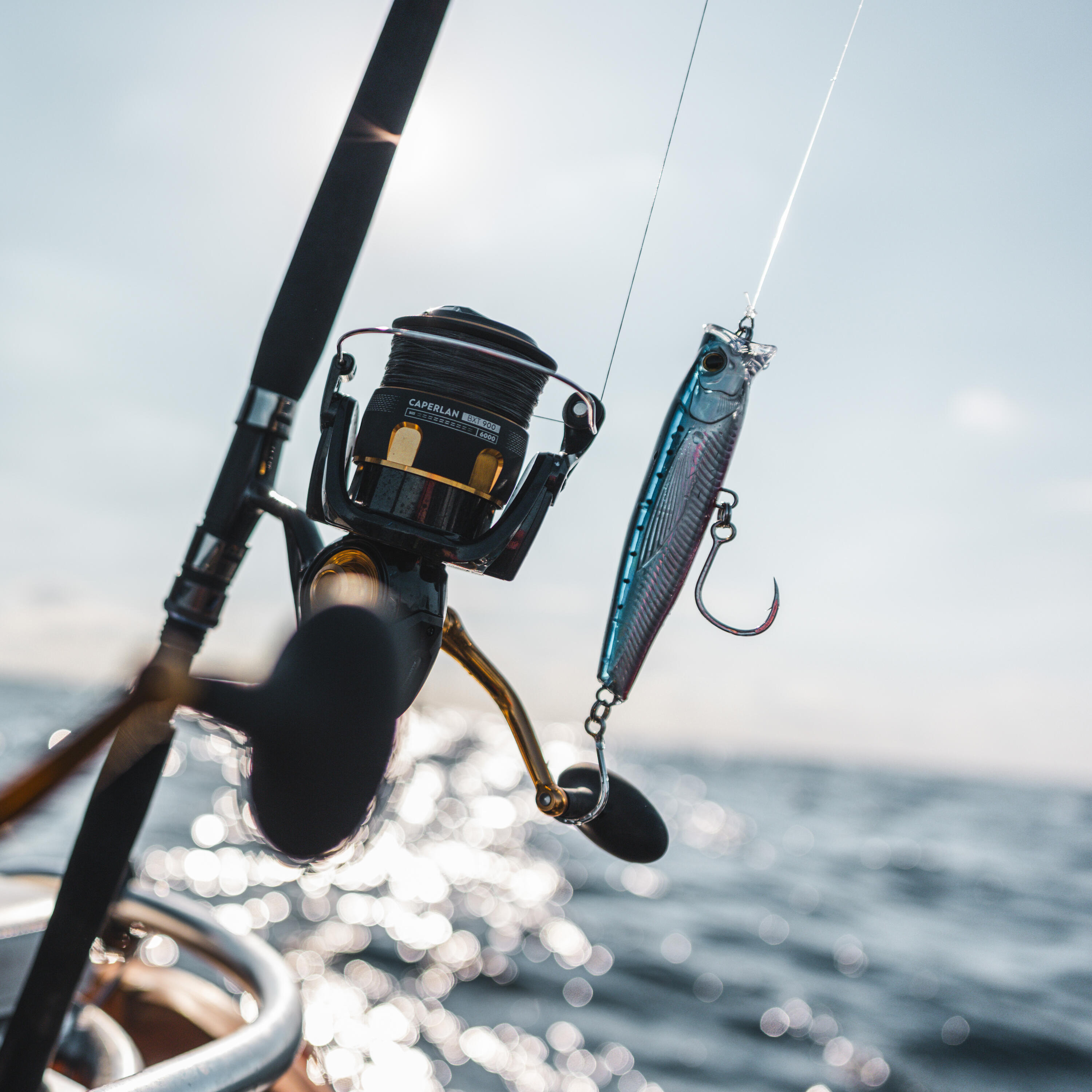 Popper pesca tonno EXOFLY POP 150 F iwashi red belly 5/10