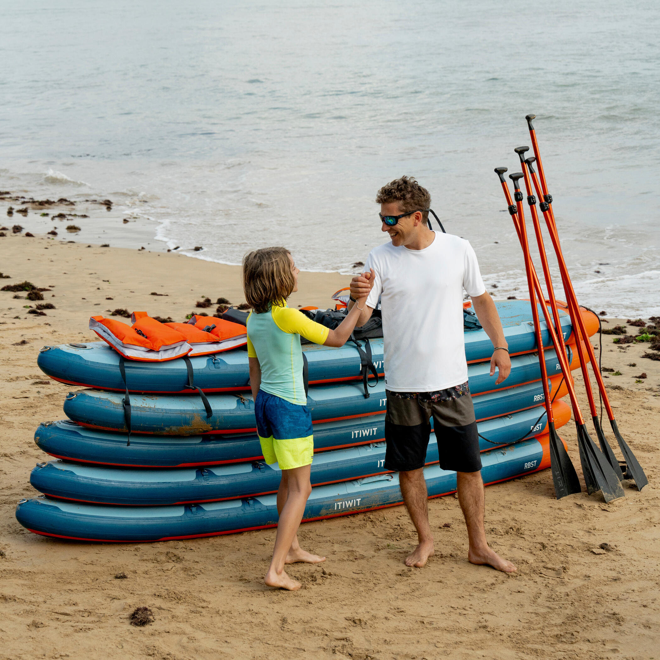 Stand up paddle gonflable robuste pour loueurs et clubs 16/20