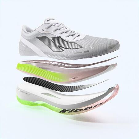 Кросівки жіночі KD900X.2 для бігу з карбоновою вставкою світло-жовті