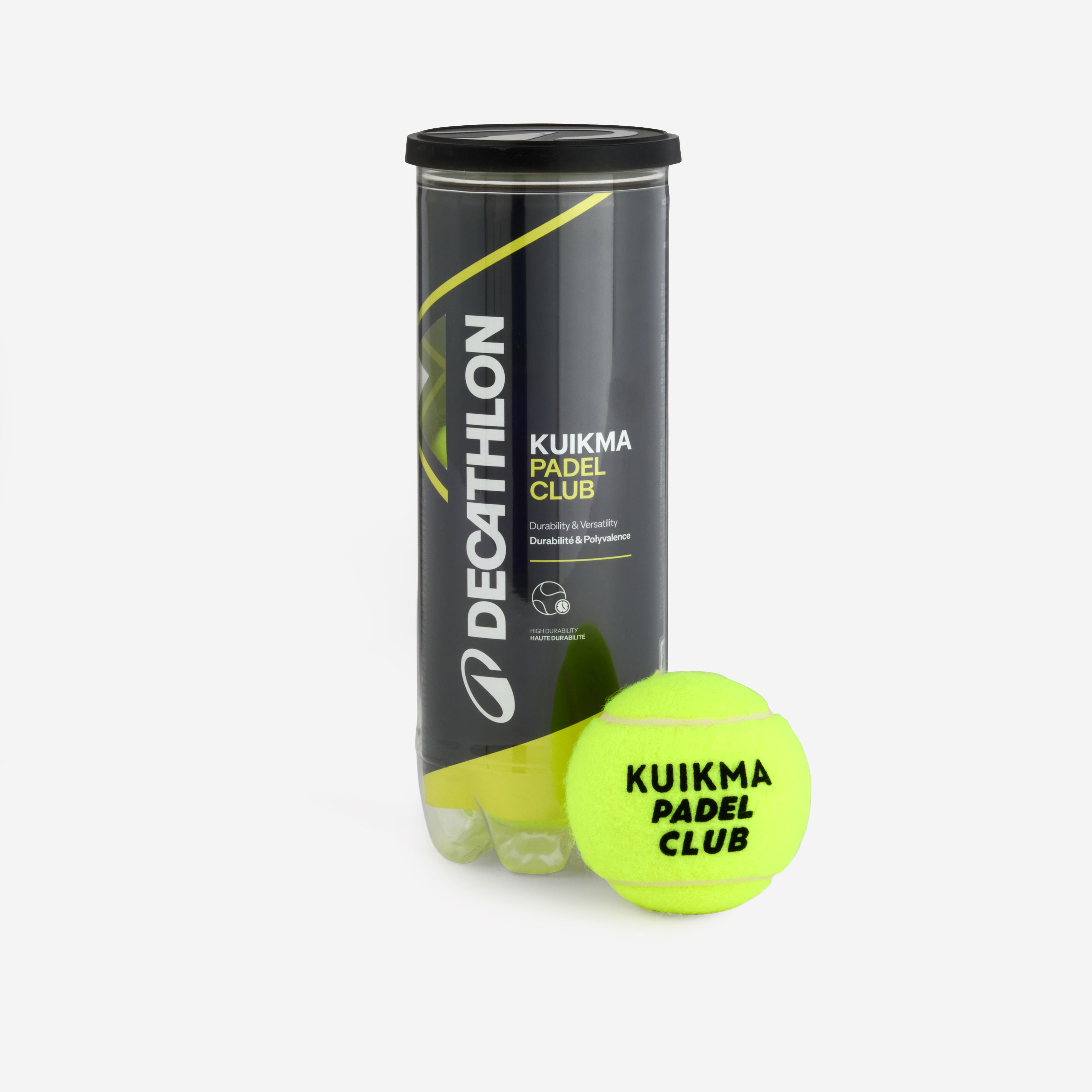 Pressurised Padel Balls Kuikma PB Club - Pack of 3