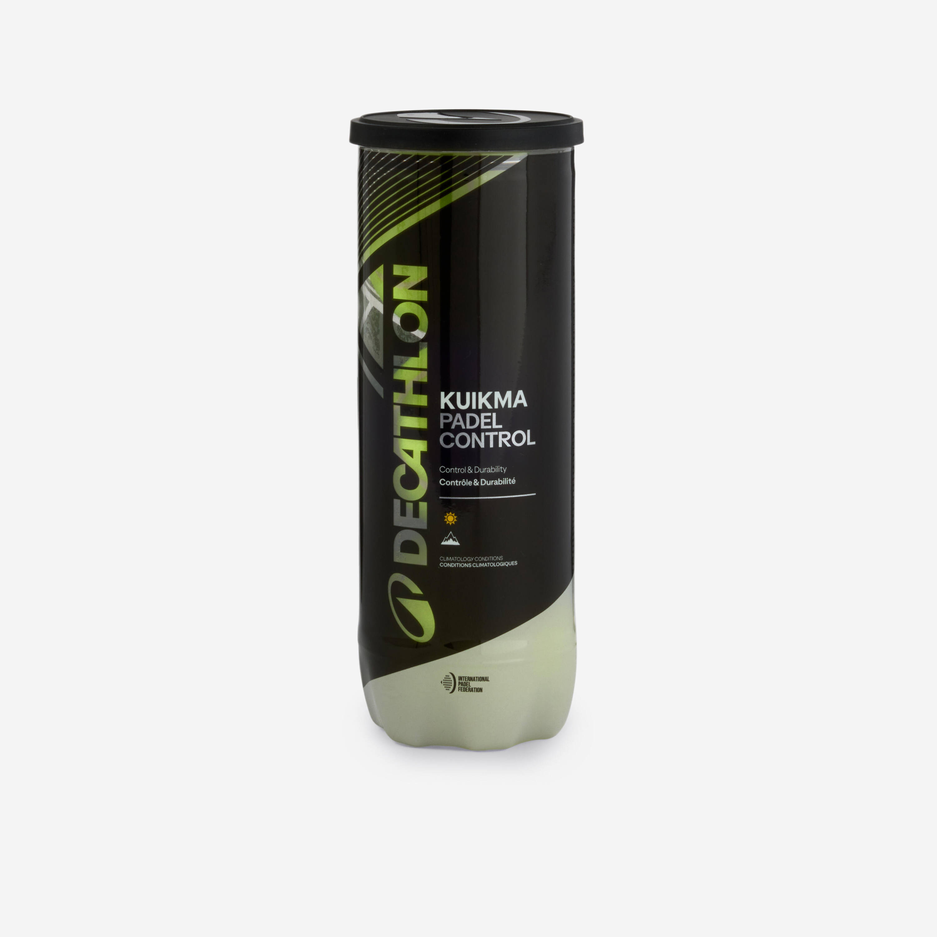 Pressurised Padel Balls Kuikma PB Control - Pack of 3 -  2