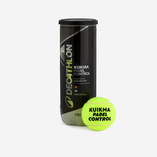 Pressurised Padel Balls Kuikma PB Control - Pack of 3