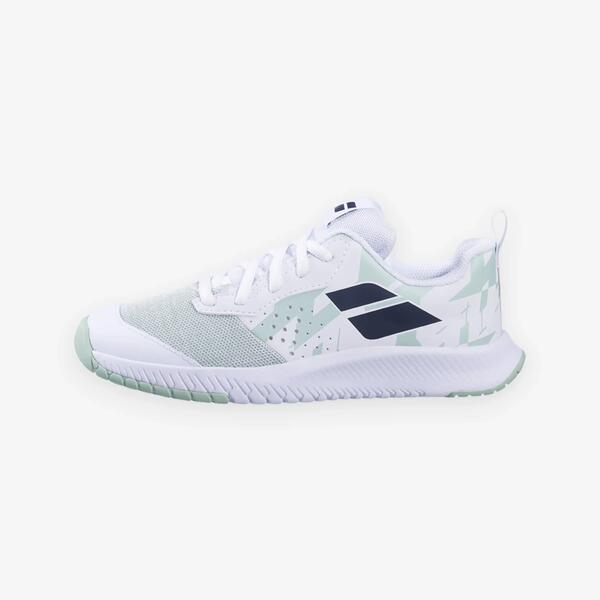 BABOLAT Zapatillas de tenis niña, Babolat Pulsion Junior PE26 blanco verde