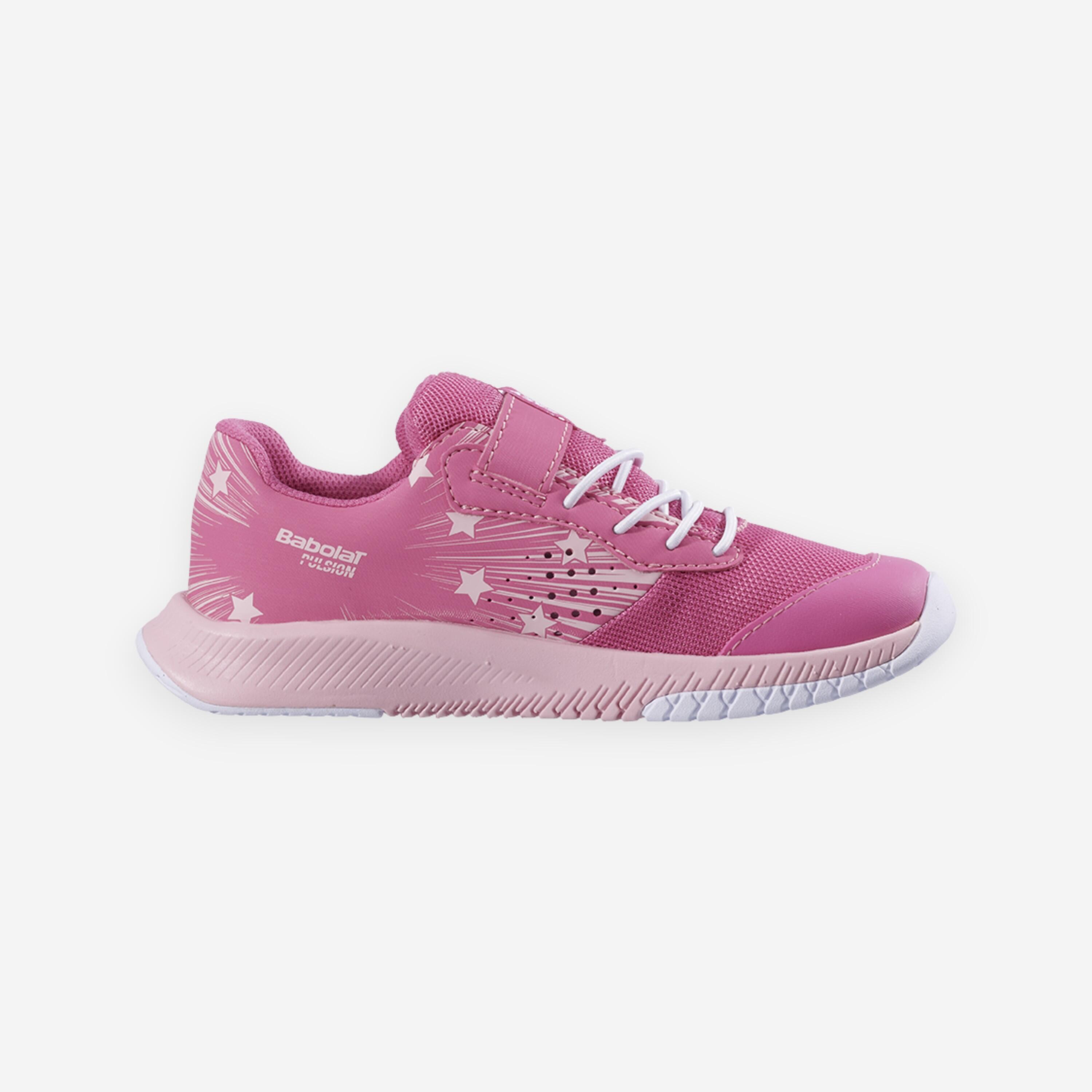Chaussures de tennis enfant, Babolat Pulsion Kid PE26 rose 5/5