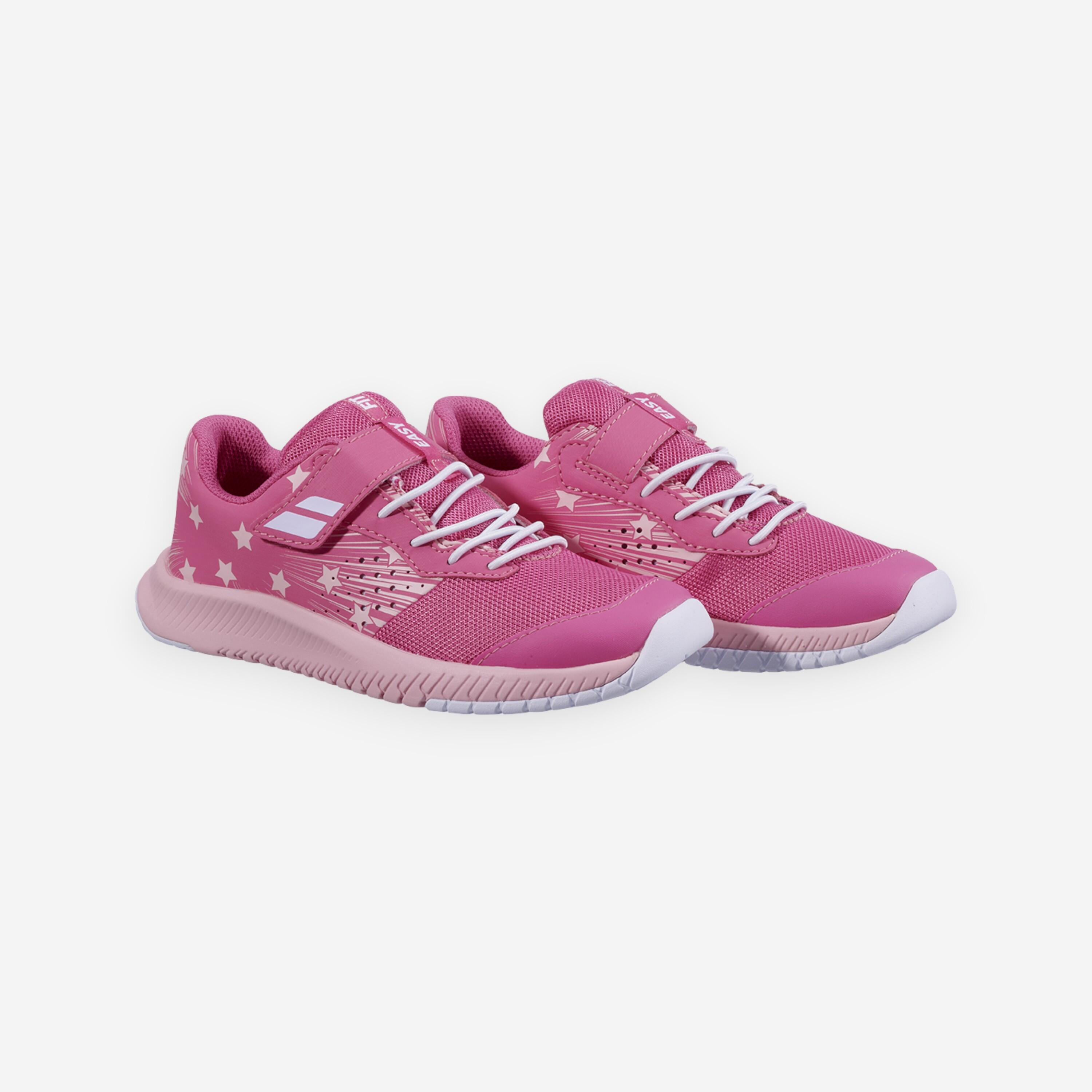Chaussures de tennis enfant, Babolat Pulsion Kid PE26 rose 2/5