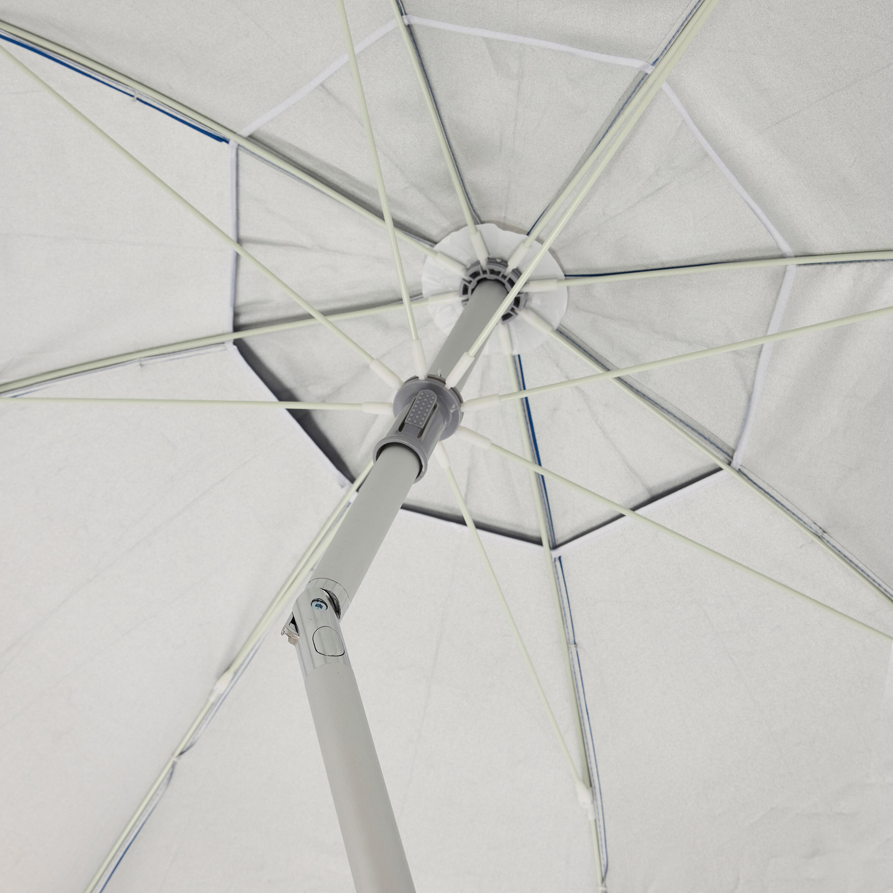 Premium Strandschirm neigbar 220 cm - blau 2/9