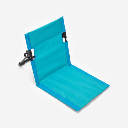 Dossier de plage pliable compact ultra léger - bleu turquoise